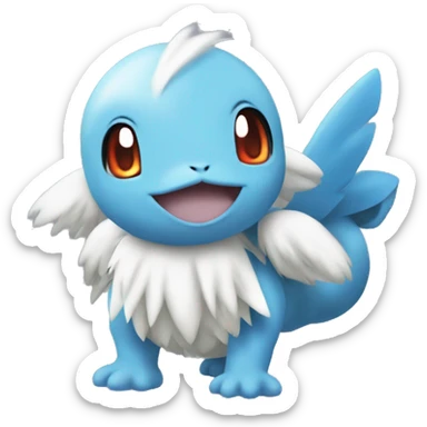 pokemon absol and mudkip and squirtle sticker