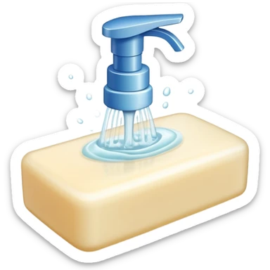 soap and handwashing for hygiene sticker
