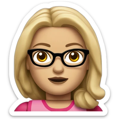 lego head girl sticker