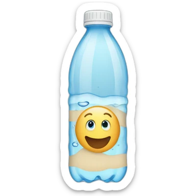 Bottle of water twemoji sticker