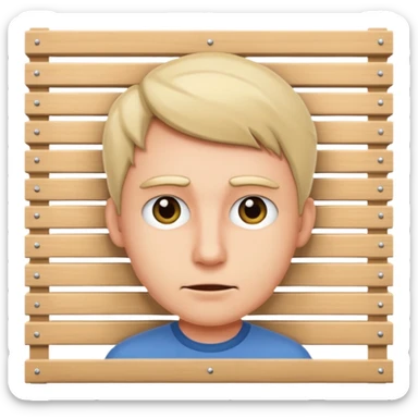 Male peeking behind blinds cuck sticker