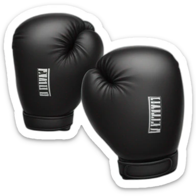 blacks boxing gloves sticker