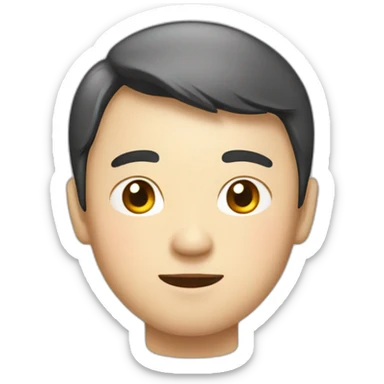 chinese man christmas medicine singapore sticker