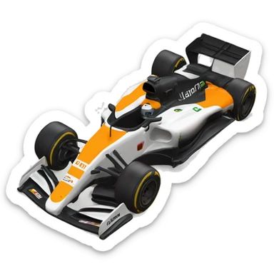 lando norris mclaren f1 2024 car  sticker