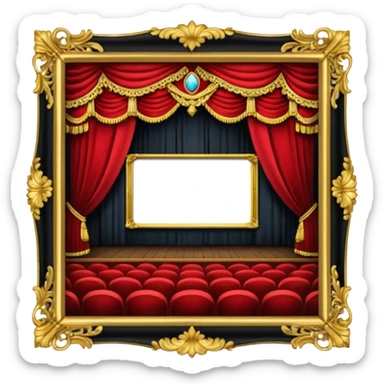 Theater sticker
