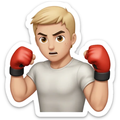 A person punching you sticker
