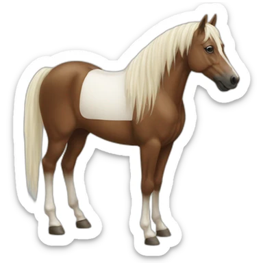 Cheval fou sticker