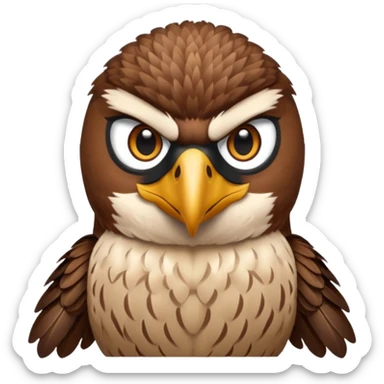 falcon, front view sticker