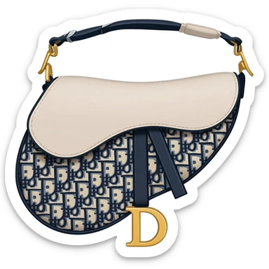dior saddle bag sticker