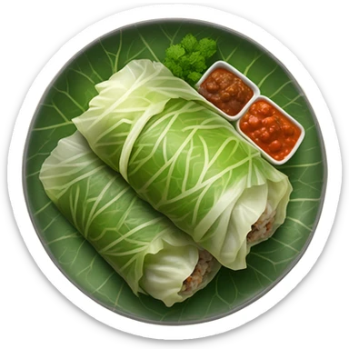 sarmale traditional romanian food sticker