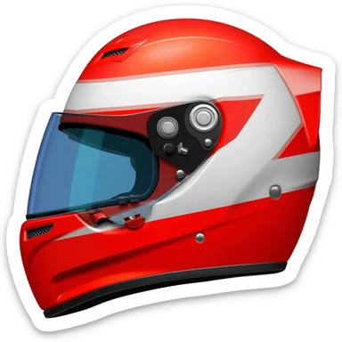 F1 helmet sticker