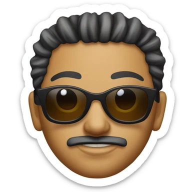 Cholo with sunglasess sticker