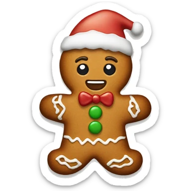 Christmas gingerbread  sticker