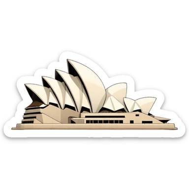 Sydney opera house sticker