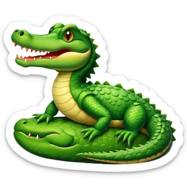 alligator  sticker