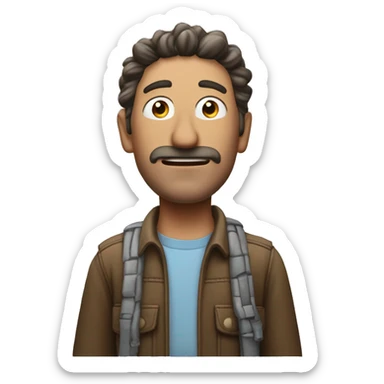 Rick sortant de son portail inter-dimensionel sticker