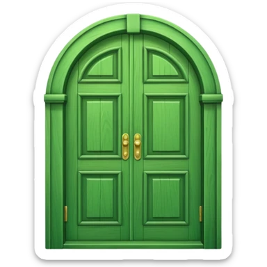 doende verde sticker