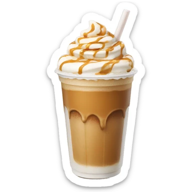 Caramel frappe sticker