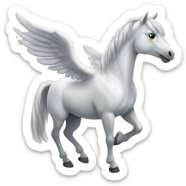 White Pegasus  sticker