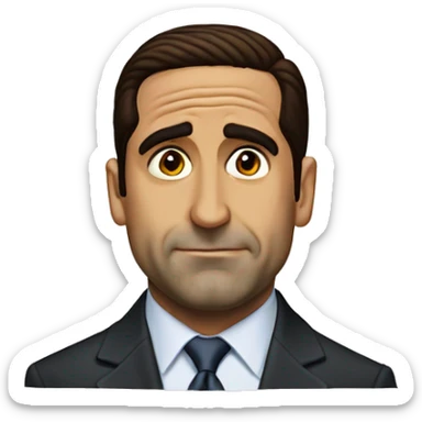 Michael scott from the office sticker