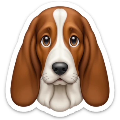 Basset hound sticker