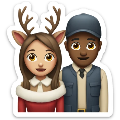 rudolph and clarice sticker
