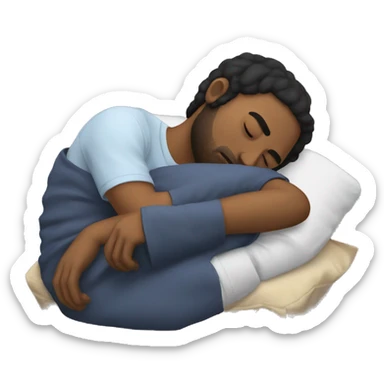 Sleeping and listening to true crime podcast sticker