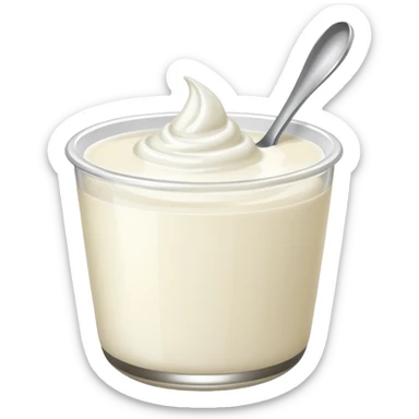 Yogurt sticker