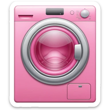 Pink dryer sticker