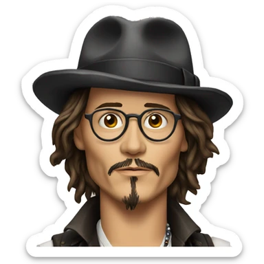 Johnny Depp  sticker