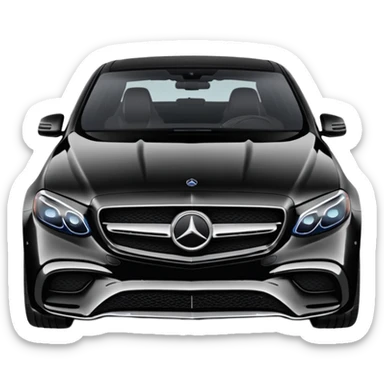 Mercedes Benz E 63 S 2017-2023 edition Black Matte sticker