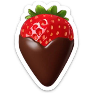 Chocolate covered strawberries  sticker