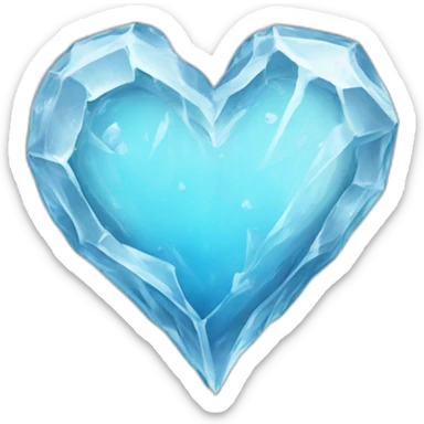 heart of ice sticker
