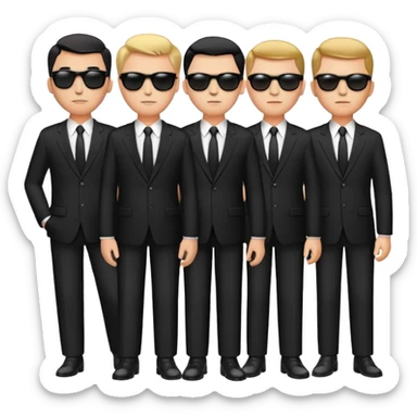 Men in Black sticker
