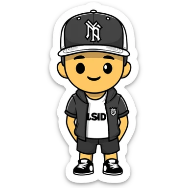 Josh King Madrid Jetset wearing SnapBack sticker