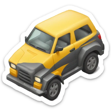 Carro de corrida de rua  sticker