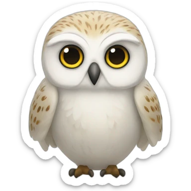 Hedwig chouette sticker