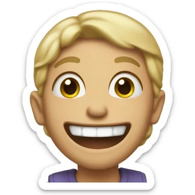 Laughing mama klaus emoji sticker