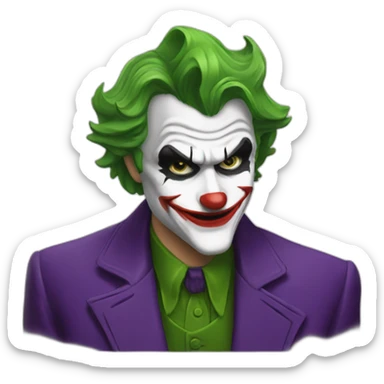 Joker robando sticker