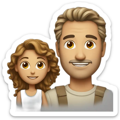 middle age man loves a young woman sticker