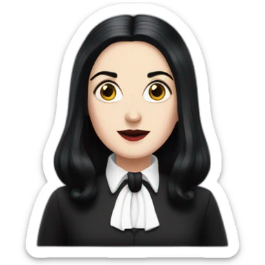 merlina addams sticker