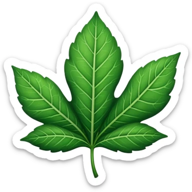 leaf sticker