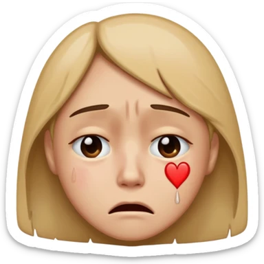 😭+💔 sticker