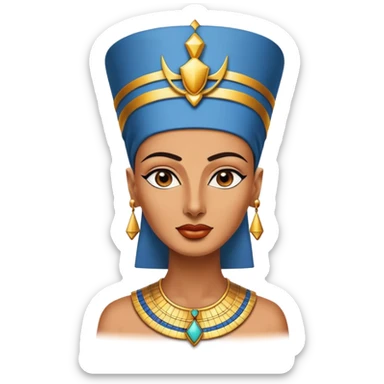 nefertiti sticker