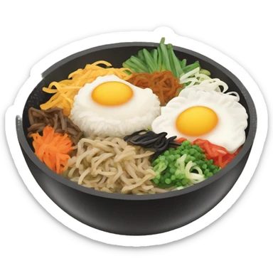 korean bibimbap sticker