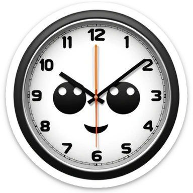 wall clock sticker