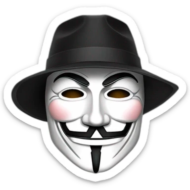 v for vendetta sticker