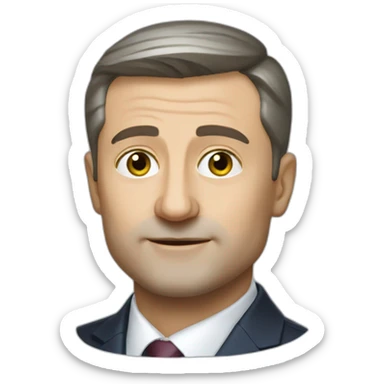 zelenskiy president of Ukraine sticker