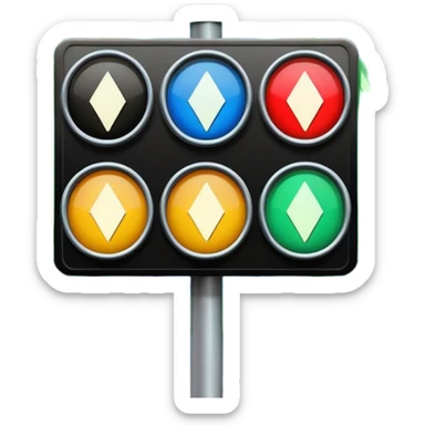 mac os icon rotation retro traffic signal arrows rotating inversion sticker