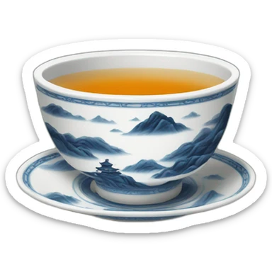 Chinese tea gaiwan  sticker